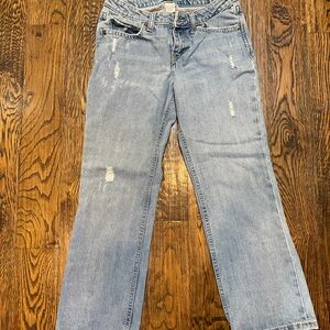 Aeropostale Blue Flare Wide Leg Jeans